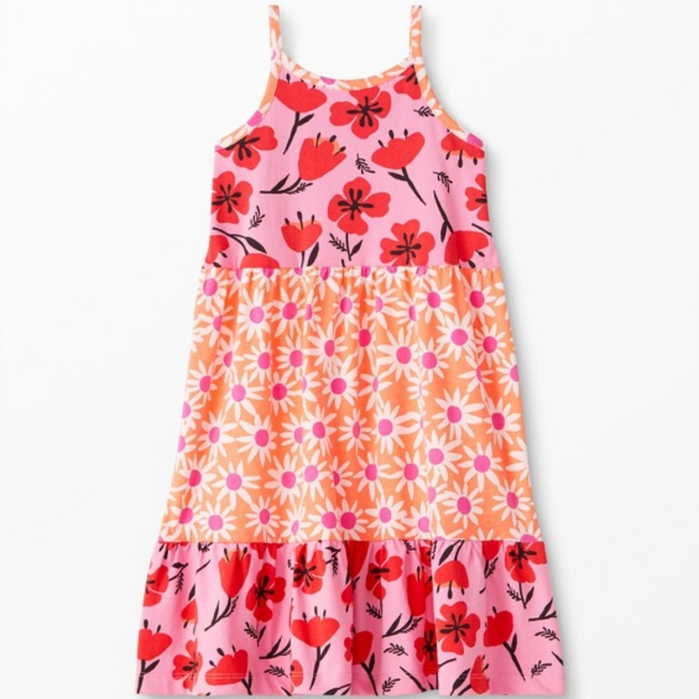 NWT Hanna Andersson Mix It Up Midi Dress size 140/ 10